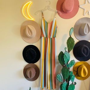 Striped jumpsuit from Charming Charlie’s